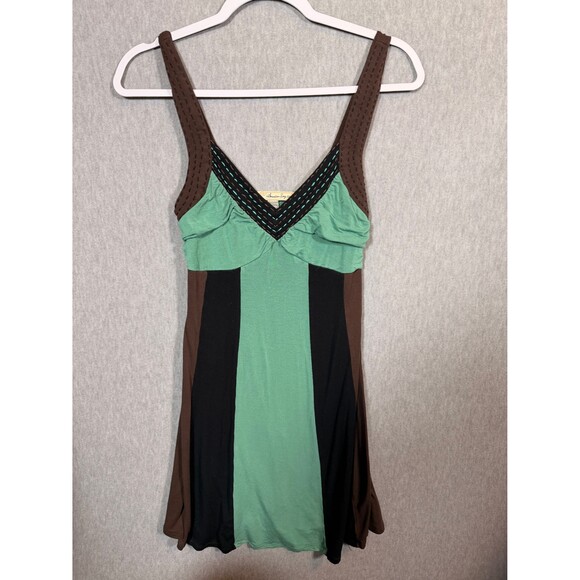American Rag Cie Tops - American Rag Cie Women's Size S Colorblock Rayon Blend Camisole Tank Top Green
